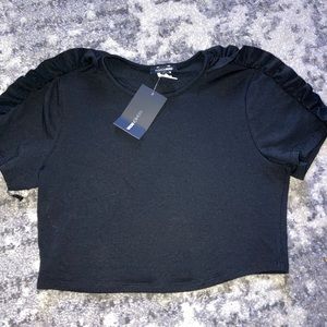 Fashion Nova Women’s Ruffle Crop Top